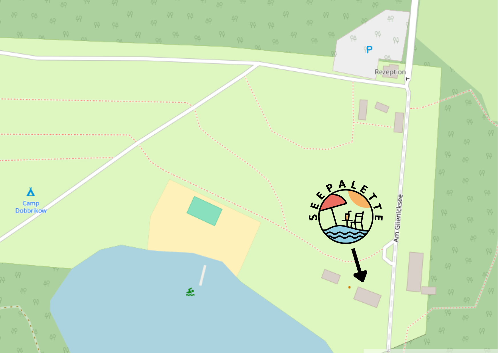 Karte: Am Glienicksee 2, 14947 Nuthe-Urstromtal